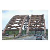 Thaddeus Kosciusko Bridge Foto Afdruk (Voorkant)