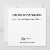 Thaddeus Mireblight – Gothic Greeting Card (Achterkant)