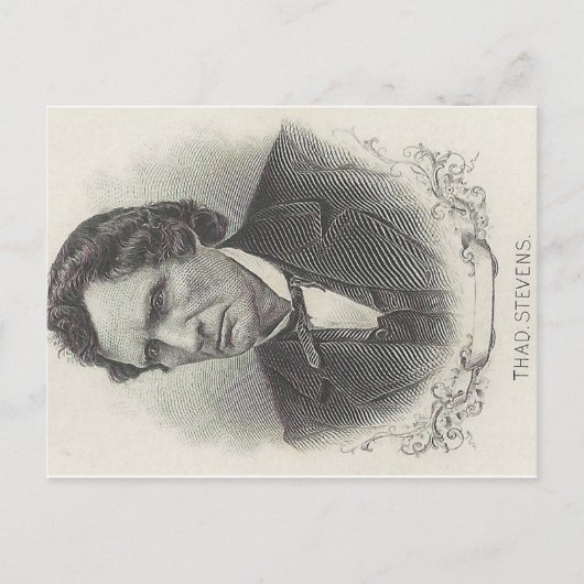 Thaddeus Stevens Briefkaart (Voorkant)
