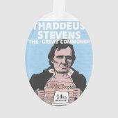 Thaddeus Stevens-ornament Ornament (achterkant)