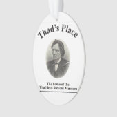 Thaddeus Stevens-ornament Ornament (voorkant)