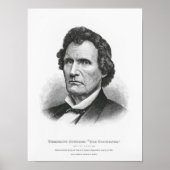 Thaddeus Stevens Portrait Poster (Voorkant)