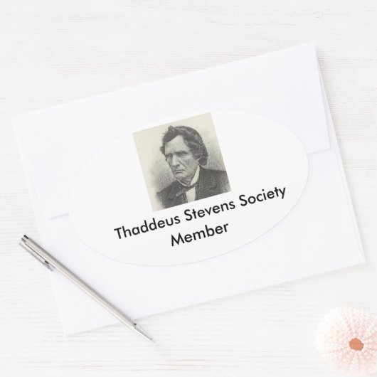 Thaddeus Stevens Society lid sticker (Envelop)