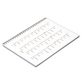 Thai Alphabet Consonant Class Notebook Notitieboek (Linkerzijde)
