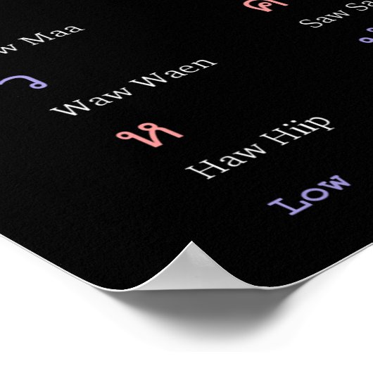 Thai Alphabet Consonant Class Poster (Hoek)