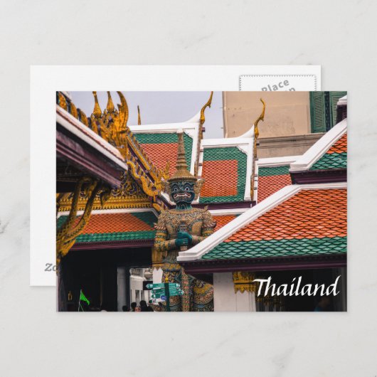 Thai Architecture Briefkaart (Voorkant / Achterkant)