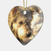 Thai Beach Dog Keramisch Ornament (Links)