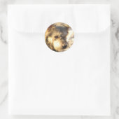 Thai Beach Dog Ronde Sticker (Tas)