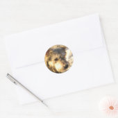 Thai Beach Dog Ronde Sticker (Envelop)
