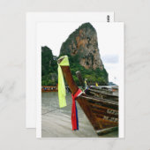 Thai Boats Briefkaart (Voorkant / Achterkant)