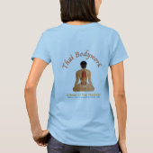 Thai Bodywork-blauwe baby pop T-shirt (Achterkant)