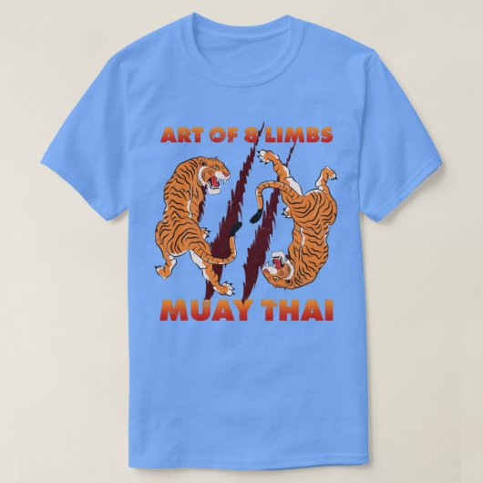 Thai boxing Art van 8 Limbs Muay Thai T-shirt (Design voorkant)