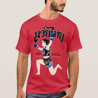Thai Boxing Girl 1 T-shirt