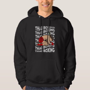 Thai Boxing Kickboxing Sports Boxer Muay Thai Mann Hoodie