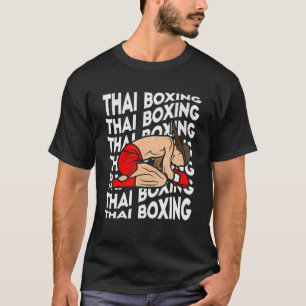 Thai Boxing Kickboxing Sports Boxer Muay Thai Mann T-shirt