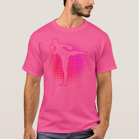 Thai Boxing Mannen Thai Boxing Muay Thai T-shirt (Voorkant)