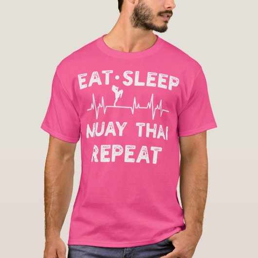 Thai Boxing Muay Thai Kickboxing T-shirt (Voorkant)