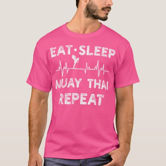 Thai Boxing Muay Thai Kickboxing T-shirt (Voorkant)