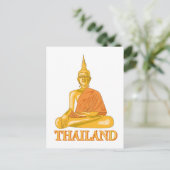Thai Buddha Briefkaart (Staand voorkant)