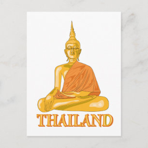 Thai Buddha Briefkaart