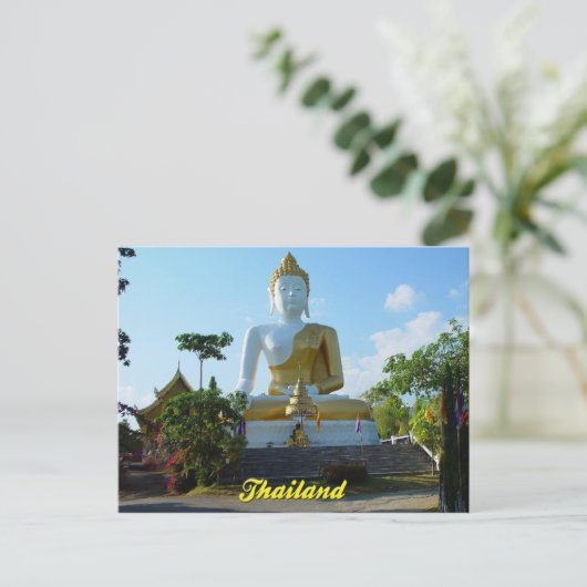 Thai Buddha Chiang Mai, Thailand Briefkaart (Staand voorkant)