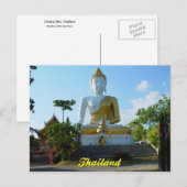 Thai Buddha Chiang Mai, Thailand Briefkaart (Voorkant / Achterkant)