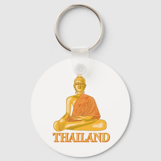 Thai Buddha Sleutelhanger (Voorkant)