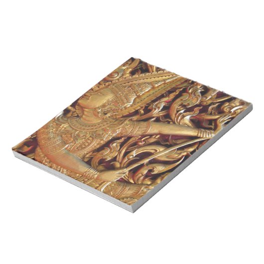 Thai Buddhist Temple Detail Notitieblok (Linkerzijde)