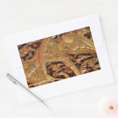 Thai Buddhist Temple Detail Rechthoekige Sticker (Envelop)