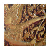 Thai Buddhist Temple Detail Tegeltje (Voorkant)