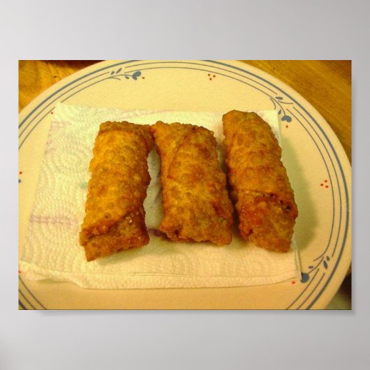 Thai Chicken Eggrolls Poster (Voorkant)