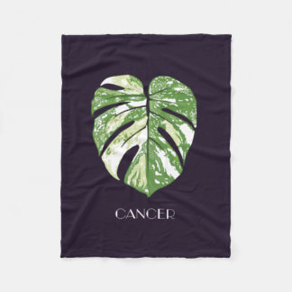 Thai Constellation Monstera Cancer Fleece Deken