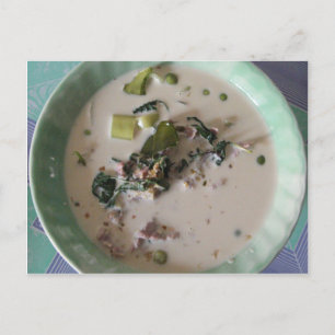 Thai Curry ย [แ.ก.groen เ] ขี ... Aziatische leven Briefkaart