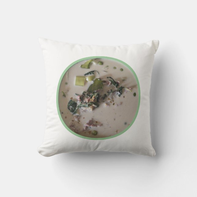 Thai Curry ย [แ.ก.groen เ] ขี ... Aziatische leven Kussen (Voorkant)