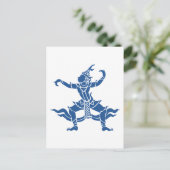 Thai Dancer ⚠ Thailand Sign ⚠ Briefkaart (Staand voorkant)