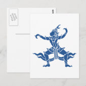 Thai Dancer ⚠ Thailand Sign ⚠ Briefkaart (Voorkant / Achterkant)