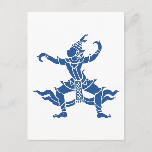 Thai Dancer ⚠ Thailand Sign ⚠ Briefkaart (Voorkant)