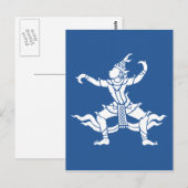 Thai Dancer ⚠ Thailand Sign ⚠ Briefkaart (Voorkant / Achterkant)