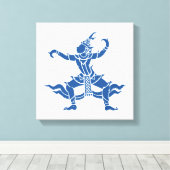 Thai Dancer ⚠ Thailand Sign ⚠ Canvas Afdruk (Insitu (Houten vloer))