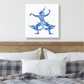 Thai Dancer ⚠ Thailand Sign ⚠ Canvas Afdruk (Insitu (Slaapkamer))