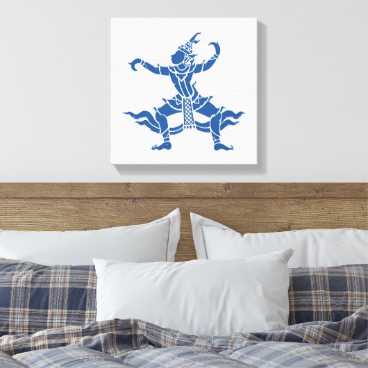Thai Dancer ⚠ Thailand Sign ⚠ Canvas Afdruk (Insitu (Slaapkamer))
