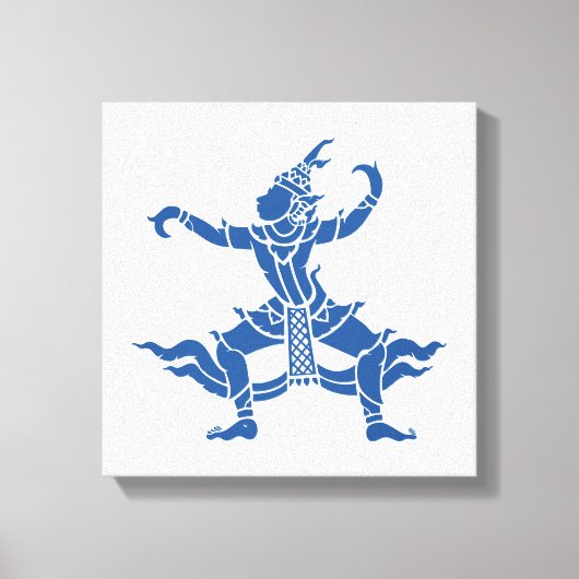 Thai Dancer ⚠ Thailand Sign ⚠ Canvas Afdruk (Voorkant)