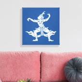 Thai Dancer ⚠ Thailand Sign ⚠ Canvas Afdruk (Insitu (Woonkamer))