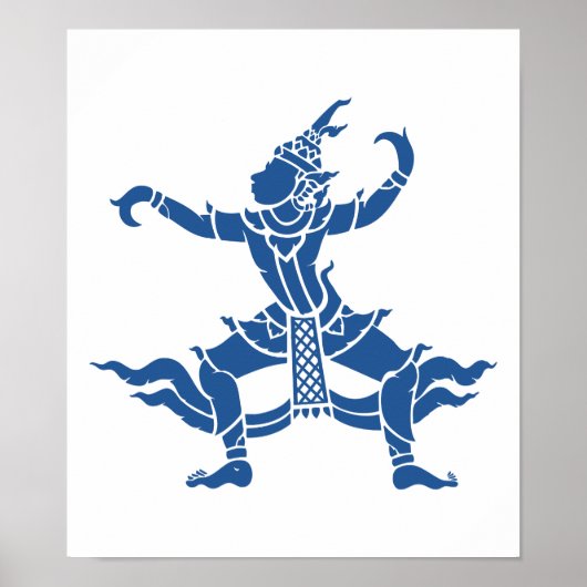 Thai Dancer ⚠ Thailand Sign ⚠ Poster (Voorkant)