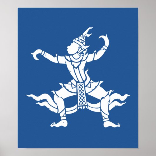 Thai Dancer ⚠ Thailand Sign ⚠ Poster (Voorkant)