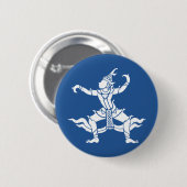 Thai Dancer ⚠ Thailand Sign ⚠ Ronde Button 5,7 Cm (Voorkant /achterkant)
