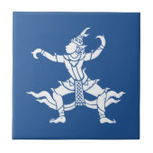 Thai Dancer ⚠ Thailand Sign ⚠ Tegeltje (Voorkant)