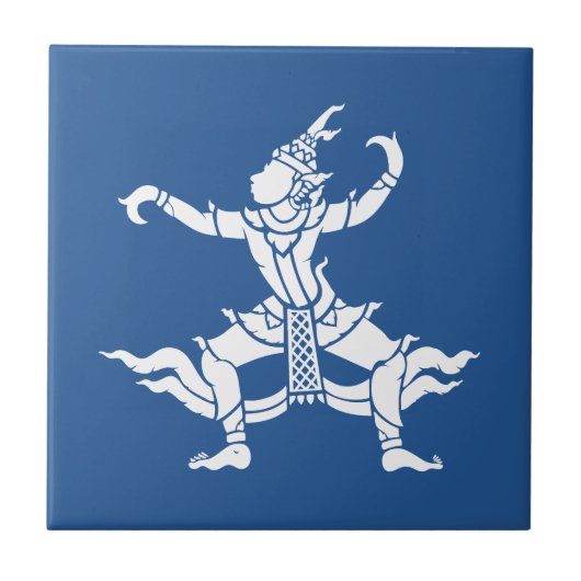 Thai Dancer ⚠ Thailand Sign ⚠ Tegeltje (Voorkant)