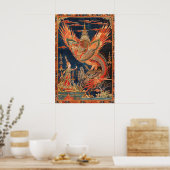 Thai Dragon and Phoenix Art Print Traditional (Keuken)