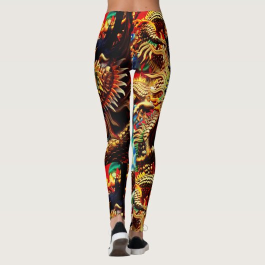 Thai Dragon Leggings (Achterkant)